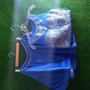 Coya collection Two piece prom set with the crystals diamond